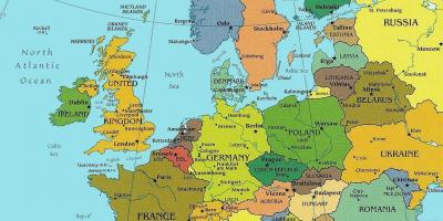 Kort over budapest i europa