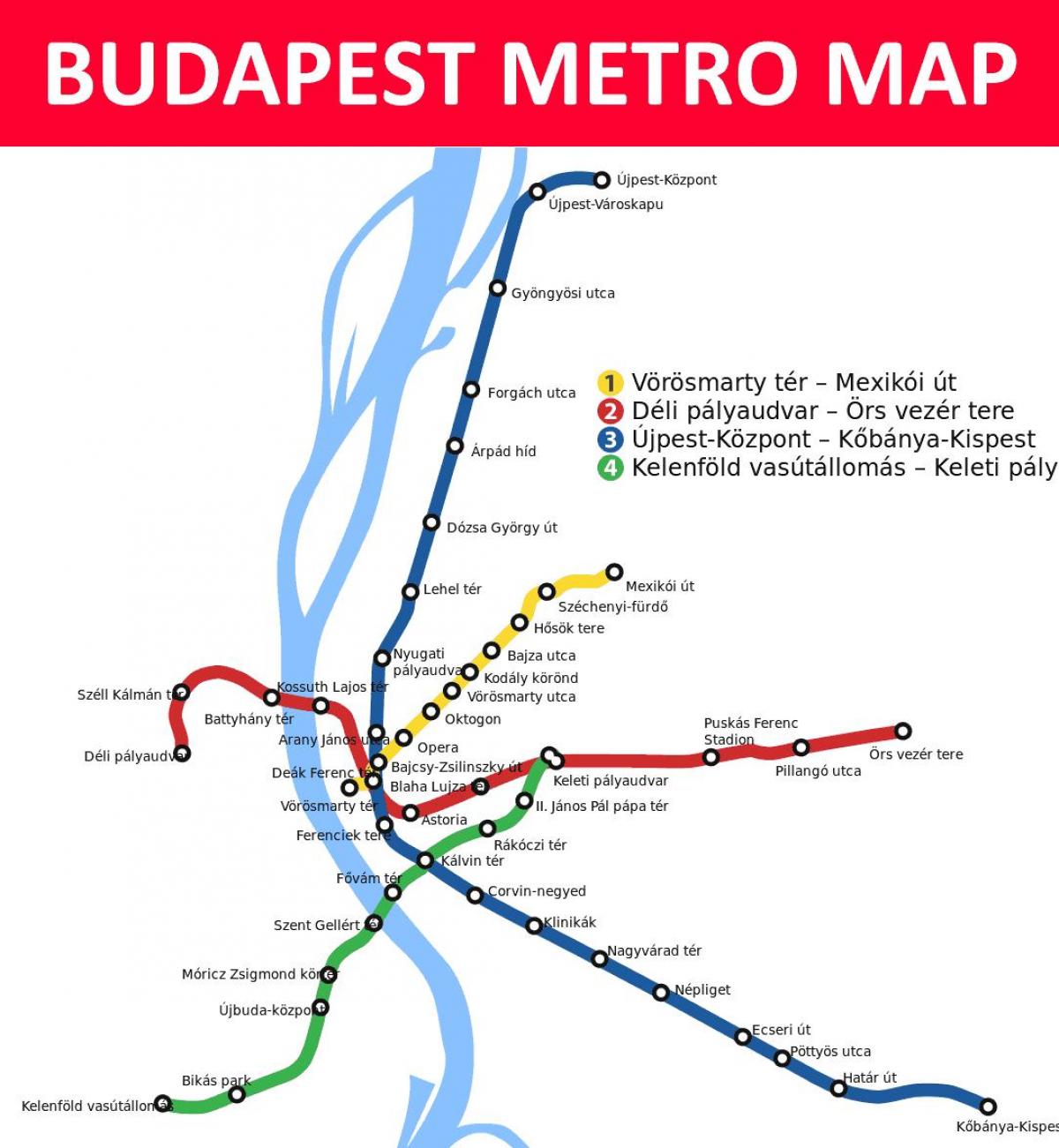 kort over budapest keleti