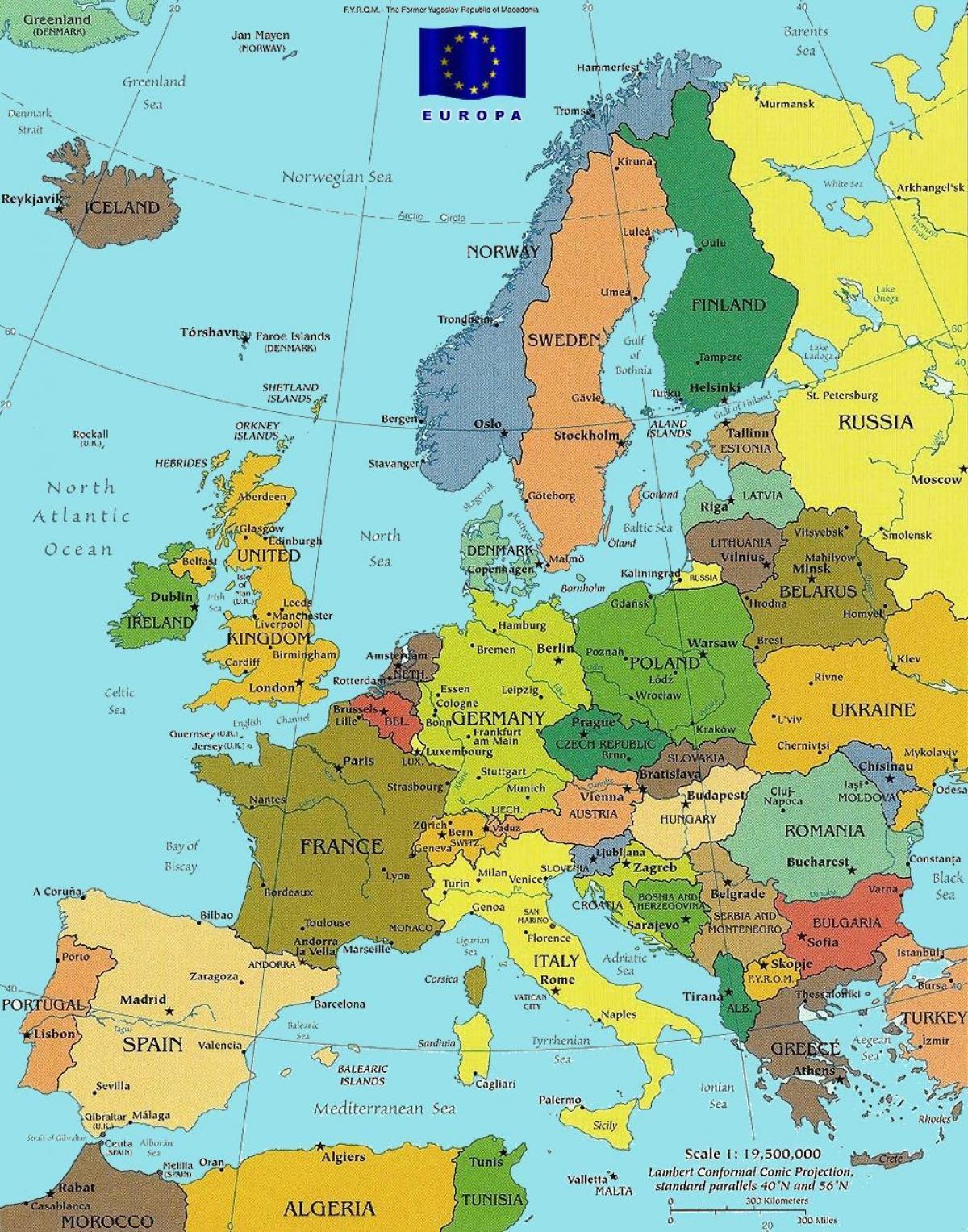 kort over budapest i europa