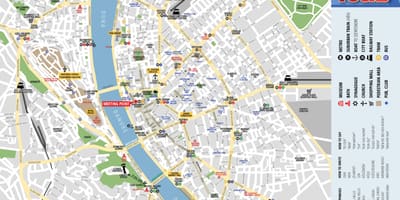 Kort over budapest gå